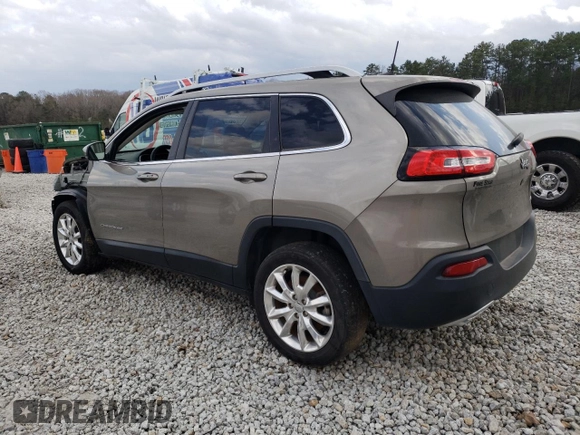 2017 Jeep Cherokee Limited with VIN 1C4PJLDS3HW573539, listed as a Copart auction lot 47948355 with 71,075 mi miles and Salvage Title. Bid and sale history available at carsss.com. Image 2.