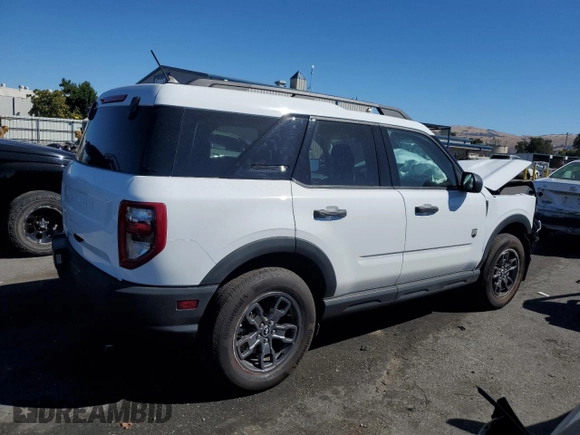 2023 Ford Bronco Sport Big Bend with VIN 3FMCR9B68PRE02119, listed as a Copart auction lot 66898264 with 8,043 mi miles and Salvage title. Bid and sale history available at DreamBid. Image 3.