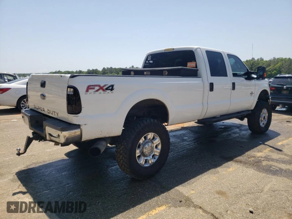 2014 Ford F-350 XLT with VIN 1FT8W3BT9EEA72092, listed as a Copart auction lot 53665775 with 298,659 mi miles and Salvage Title. Bid and sale history available at DreamBid. Image 3.