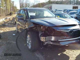2023 Toyota Highlander L with VIN 5TDKDRAH7PS007461, listed as a IAAI auction lot 41338067 with 37,525 mi miles and . Bid and sale history available at DreamBid. Image 1.