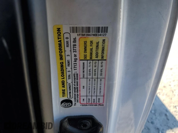 2017 Ford Super Duty F-250 SRW XLT with VIN 1FTBF2B67HEE34127, listed as a Copart auction lot 80264044 with Not Provided miles and Salvage Title. Bid and sale history available at carsss.com. Image 12.