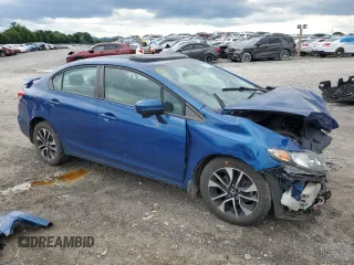 2015 Honda Civic EX z VIN 19XFB2F81FE058499, wystawiony jako Copart lot #55700965 z przebiegiem 106 410 mil mil oraz Czysty tytuł • Clean title. Historia ofert i sprzedaży dostępna na DreamBid. Obrazek 4.
