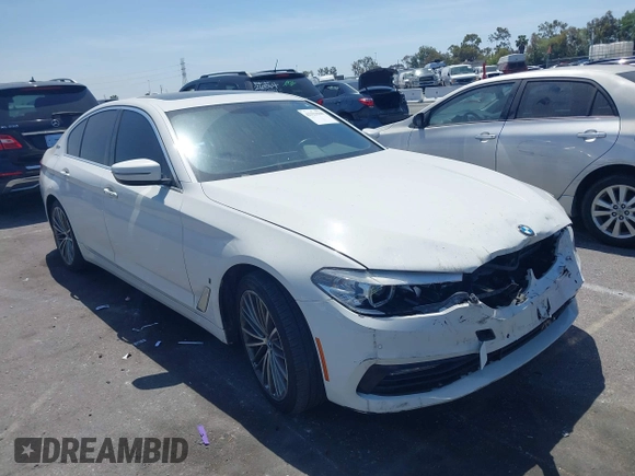 2018 BMW 5 Series 530e with VIN WBAJA9C58JB252868, listed as a IAAI auction lot 42323949 with 100,530 mi miles and . Bid and sale history available at DreamBid. Image 1.