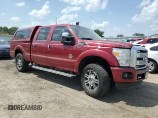 2014 Ford F-250 XL with VIN 1FT7W2BT8EEB51260, listed as a Copart auction lot 57473635 with 307,390 mi miles and Salvage title. Bid and sale history available at DreamBid. Image 4.