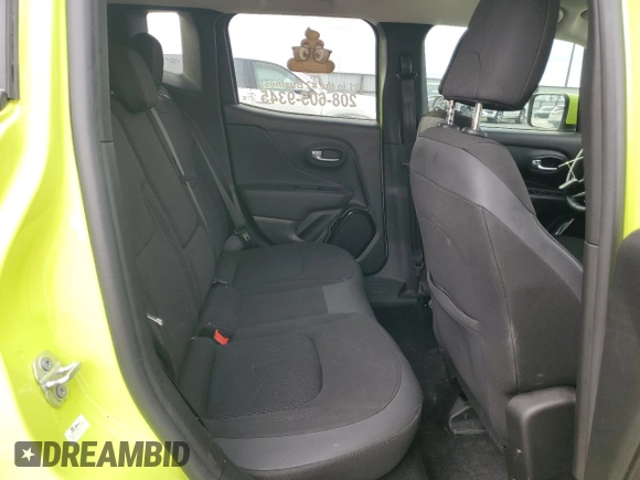 2018 Jeep Renegade Altitude with VIN ZACCJBBB1JPH70546, listed as a Copart auction lot 84764604 with 22,936 mi miles and Salvage title. Bid and sale history available at DreamBid. Image 10.
