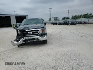 2021 Ford F-150 XL with VIN 1FTEW1CP1MFC04764, listed as a Copart auction lot 59572975 with 61,576 mi miles and Salvage title. Bid and sale history available at DreamBid. Image 13.