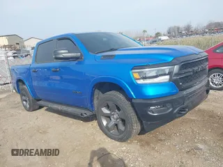 2023 Ram 1500 Big Horn with VIN 1C6SRFFT6PN566509, listed as a IAAI auction lot 40712546 with 33,859 mi miles and . Bid and sale history available at DreamBid. Image 1.