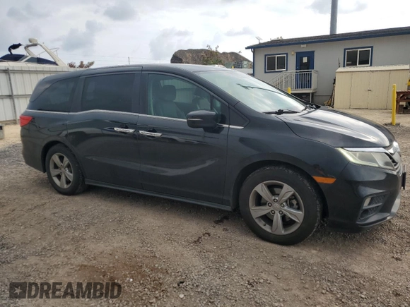 2018 Honda Odyssey EX with VIN 5FNRL6H50JB028983, listed as a Copart auction lot 51187405 with 111,779 mi miles and Clean title. Bid and sale history available at DreamBid. Image 4.