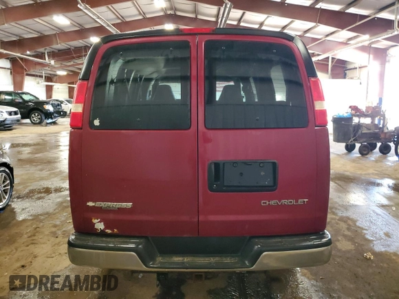 2006 Chevrolet Express Passenger z VIN 1GAHG35U961272036, wystawiony jako Copart lot #43362255 z przebiegiem 214 994 mil mil oraz Czysty tytuł • Clean title. Historia ofert i sprzedaży dostępna na DreamBid. Obrazek 6.