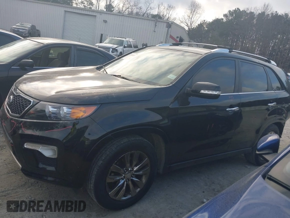 2012 Kia Sorento SX with VIN 5XYKW4A29CG261026, listed as a IAAI auction lot 41508403 with 202,356 mi miles. Bid and sale history available at carsss.com. Image 14.