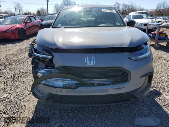 2024 Honda HR-V Sport with VIN 3CZRZ2H58RM742241, listed as a Copart auction lot 50595365 with 9,299 mi miles and Salvage Title. Bid and sale history available at carsss.com. Image 5.
