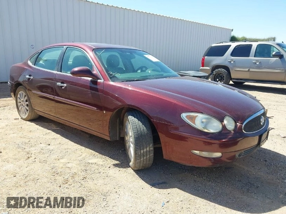2007 Buick LaCrosse CXS with VIN 2G4WE587171193909, listed as a IAAI auction lot 41742103 with 165,129 mi miles. Bid and sale history available at carsss.com. Image 1.