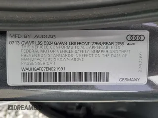 2014 Audi A6 Prestige z VIN WAUHGAFC7EN021991, wystawiony jako Copart lot #50460195 z przebiegiem Nie podano mil oraz Szkoda całkowita • Salvage title. Historia ofert i sprzedaży dostępna na DreamBid. Obrazek 14.