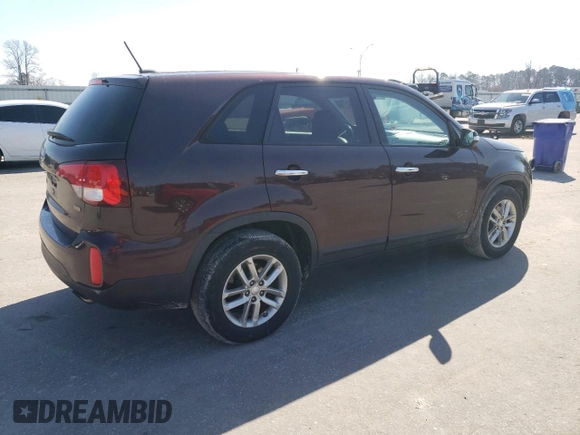 2015 Kia Sorento LX with VIN 5XYKT3A62FG647345, listed as a Copart auction lot 46068845 with 157,061 mi miles and Salvage Title. Bid and sale history available at DreamBid. Image 3.
