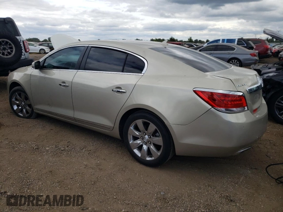 2013 Buick LaCrosse Premium 1 with VIN 1G4GF5E38DF157268, listed as a Copart auction lot 66543174 with 137,997 mi miles and Salvage title. Bid and sale history available at DreamBid. Image 2.