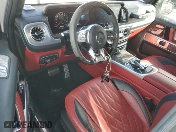 2021 Mercedes-Benz G 63 AMG with VIN W1NYC7HJ0MX371374, listed as a Copart auction lot 74623434 with 37,901 mi miles and Salvage Title. Bid and sale history available at DreamBid. Image 8.