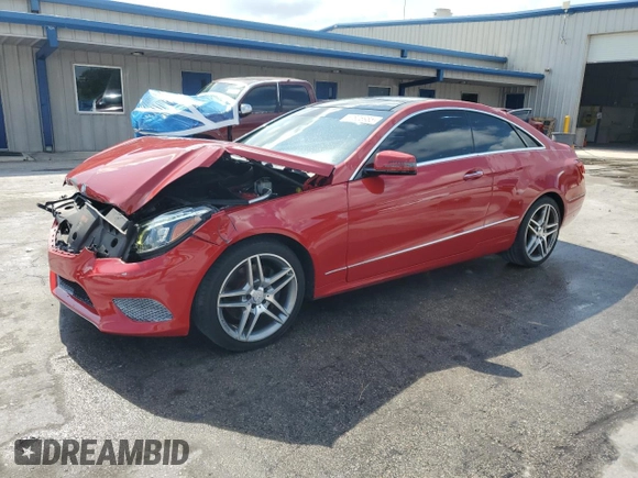 2014 Mercedes-Benz E 350 with VIN WDDKJ5KB2EF224463, listed as a Copart auction lot 57806985 with 69,980 mi miles and Salvage title. Bid and sale history available at DreamBid. Image 1.