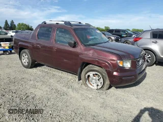 2008 Honda Ridgeline RTL with VIN 2HJYK16598H524756, listed as a Copart auction lot 52727235 with Not provided miles and Salvage title. Bid and sale history available at DreamBid. Image 4.