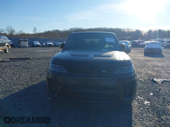 2020 Land Rover Range Rover Sport SVR with VIN SALWZ2RE1LA715693, listed as a IAAI auction lot 41129949 with 36,910 mi miles. Bid and sale history available at carsss.com. Image 11.