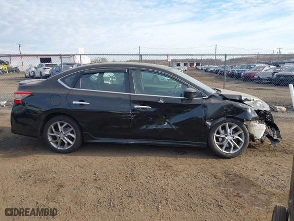 2013 Nissan Sentra SV with VIN 3N1AB7AP8DL734481, listed as a IAAI auction lot 41658381 with 135,576 mi miles. Bid and sale history available at carsss.com. Image 13.
