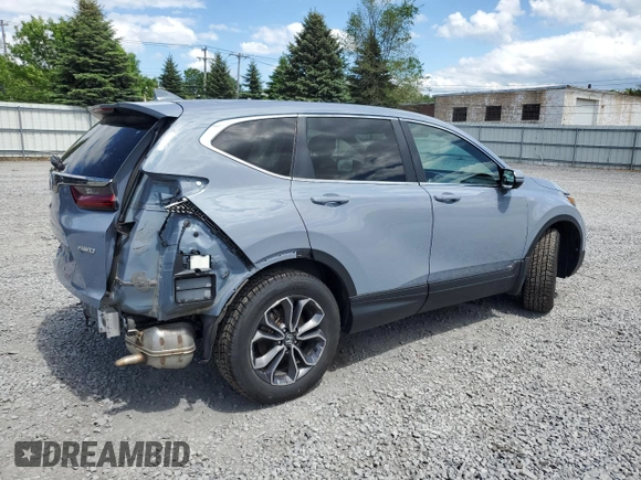 2020 Honda CR-V EX z VIN 2HKRW2H54LH624845, wystawiony jako Copart lot #58128415 z przebiegiem 42 085 mil mil oraz Szkoda całkowita • Salvage title. Historia ofert i sprzedaży dostępna na DreamBid. Obrazek 3.