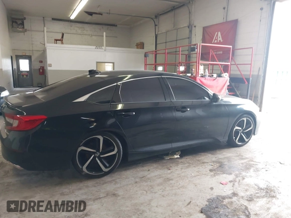 2019 Honda Accord Sport with VIN 1HGCV1F39KA074151, listed as a IAAI auction lot 41644585 with 116,628 mi miles and . Bid and sale history available at DreamBid. Image 13.