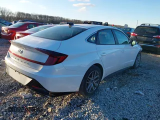 2023 Hyundai Sonata SEL with VIN KMHL64JA2PA254531, listed as a IAAI auction lot 41810398 with 24,441 mi miles and . Bid and sale history available at DreamBid. Image 4.