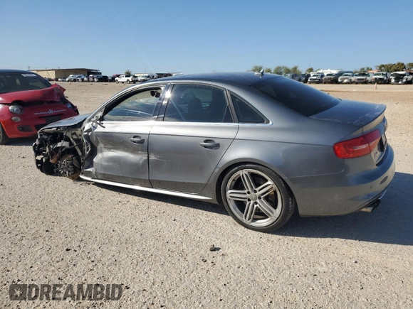 2015 Audi S4 Premium Plus with VIN WAUBGAFL8FA011159, listed as a Copart auction lot 79768914 with 98,622 mi miles and Salvage Title. Bid and sale history available at carsss.com. Image 2.