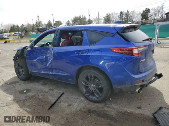 2019 Acura RDX w/A-Spec Pkg with VIN 5J8TC2H63KL005141, listed as a Copart auction lot 50188245 with 70,752 mi miles and Salvage title. Bid and sale history available at DreamBid. Image 2.
