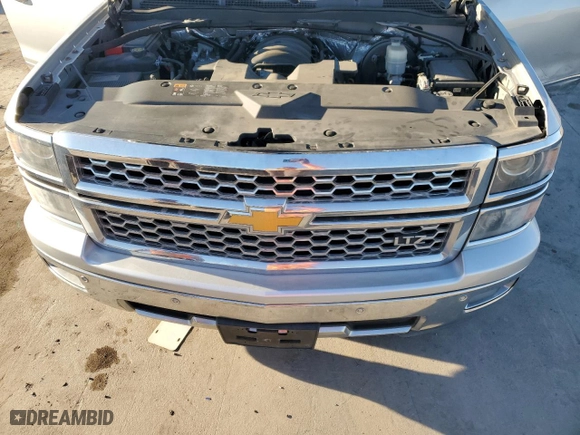 2015 Chevrolet Silverado 1500 LTZ with VIN 3GCPCSEC1FG400299, listed as a Copart auction lot 46615595 with 97,470 mi miles and Salvage Title. Bid and sale history available at carsss.com. Image 11.