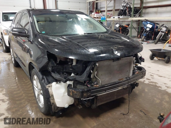 2017 Ford Edge Titanium with VIN 2FMPK4K93HBB80222, listed as a IAAI auction lot 41468774 with 166,500 mi miles. Bid and sale history available at carsss.com. Image 6.