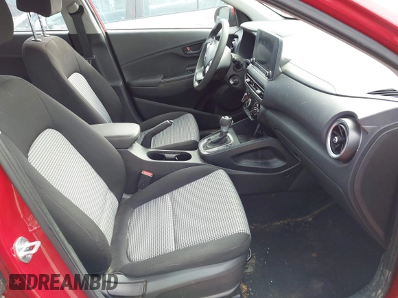 2022 Hyundai Kona Preferred with VIN KM8K22AB9NU856973, listed as a IAAI auction lot 41621249 with 65,291 mi miles. Bid and sale history available at carsss.com. Image 5.