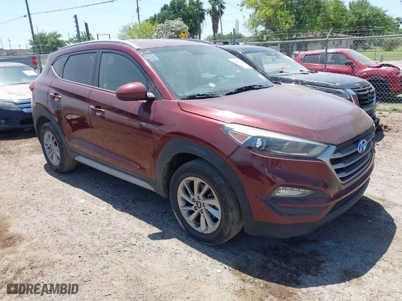 2017 Hyundai Tucson SE Plus with VIN KM8J33A42HU488186, listed as a IAAI auction lot 42015926 with 159,537 mi miles. Bid and sale history available at carsss.com. Image 1.