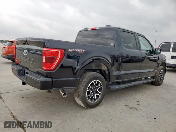 2023 Ford F-150 XL with VIN 1FTFW1E59PFA89187, listed as a Copart auction lot 55174755 with 62,858 mi miles and Clean Title. Bid and sale history available at carsss.com. Image 3.
