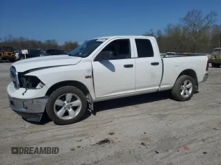 2021 Ram 1500 Tradesman with VIN 1C6RR7FT7MS504490, listed as a Copart auction lot 53660455 with 100,045 mi miles and Salvage title. Bid and sale history available at DreamBid. Image 1.