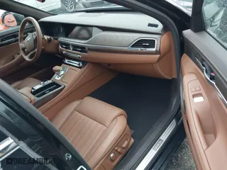 2022 Genesis G90 3.3T Premium with VIN KMTF34PA5NU096328, listed as a IAAI auction lot 41344972 with 6,923 mi miles. Bid and sale history available at carsss.com. Image 5.
