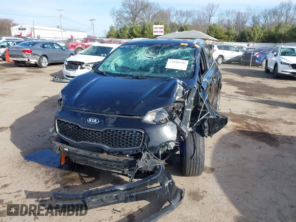 2017 Kia Sportage LX with VIN KNDPM3AC4H7133540, listed as a IAAI auction lot 41840390 with 112,008 mi miles and . Bid and sale history available at carsss.com. Image 17.