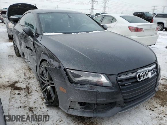 2014 Audi A7 3.0 Prestige with VIN WAU2GAFC8EN035629, listed as a Copart auction lot 45362845 with 81,263 mi miles and Salvage Title. Bid and sale history available at carsss.com. Image 4.