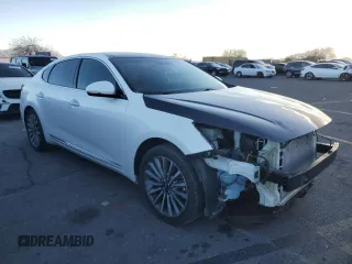 2017 Kia Cadenza Limited with VIN KNALC4J1XH5057384, listed as a Copart auction lot 43758845 with 56,035 mi miles and Salvage Title. Bid and sale history available at DreamBid. Image 4.