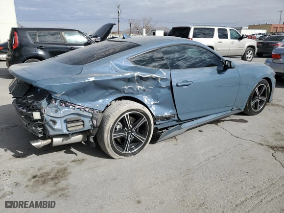 2024 Ford Mustang EcoBoost with VIN 1FA6P8TH3R5122427, listed as a Copart auction lot 88807265 with 17,430 mi miles and Salvage Title. Bid and sale history available at carsss.com. Image 3.