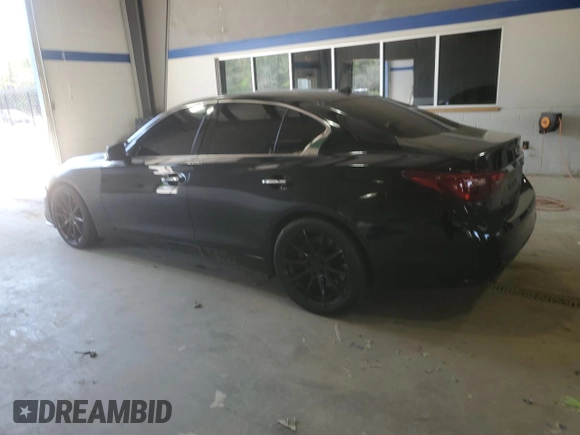 2018 Infiniti Q50 Red Sport 400 with VIN JN1FV7AP3JM461660, listed as a Copart auction lot 53837645 with 111,441 mi miles and Clean title. Bid and sale history available at DreamBid. Image 2.