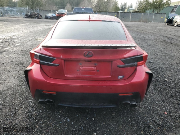 2015 Lexus RC F with VIN JTHHP5BC8F5002964, listed as a Copart auction lot 84086064 with 83,042 mi miles and Salvage Title. Bid and sale history available at carsss.com. Image 6.