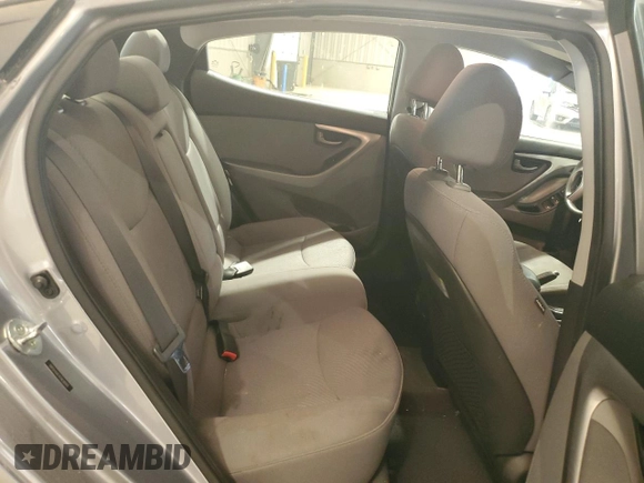 2015 Hyundai Elantra SE with VIN 5NPDH4AEXFH638165, listed as a Copart auction lot 55434945 with 46,740 mi miles and Salvage Title. Bid and sale history available at DreamBid. Image 10.