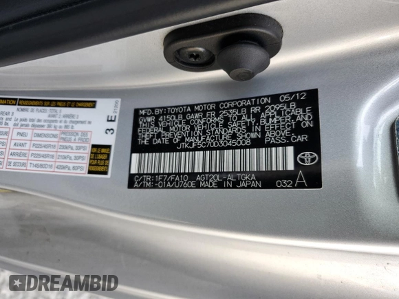 2013 Scion tC z VIN JTKJF5C70D3045008, wystawiony jako Copart lot #58628614 z przebiegiem 130 739 mil mil oraz Szkody całkowita. Historia ofert i sprzedaży dostępna na DreamBid. Obrazek 14.