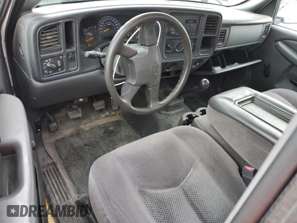 2006 Chevrolet Silverado 1500 Work Truck with VIN 3GCEC14X56G264233, listed as a Copart auction lot 55235145 with 97,335 mi miles and Clean Title. Bid and sale history available at DreamBid. Image 8.