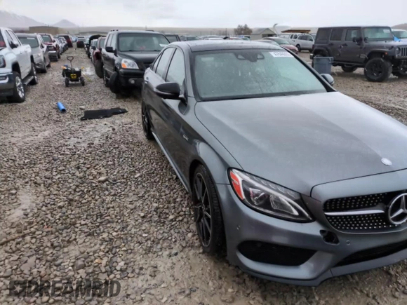 2017 Mercedes-Benz C 43 AMG with VIN 55SWF6EB6HU204688, listed as a Copart auction lot 47649265 with 96,964 mi miles and Salvage Title. Bid and sale history available at DreamBid. Image 13.