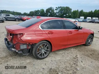 2020 BMW 3 Series 330i with VIN WBA5R1C09LFH84841, listed as a Copart auction lot 63381524 with 88,325 mi miles and Salvage Title. Bid and sale history available at carsss.com. Image 3.