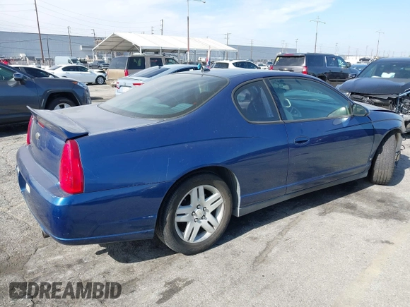 2006 Chevrolet Monte Carlo LT 3.9L with VIN 2G1WK151969323546, listed as a IAAI auction lot 42293627 with 173,792 mi miles and . Bid and sale history available at DreamBid. Image 4.