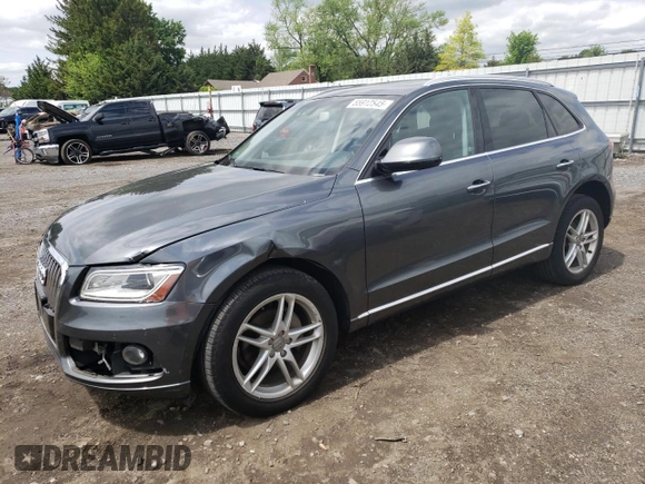 2017 Audi Q5 Premium с VIN WA1C2AFP2HA077986, выставлен на аукционе Copart как лот 55912545 с пробегом 128 263 миль миль и Списание • Salvage title. История ставок и продаж доступна на DreamBid. Изображение 1.