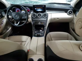 2017 Mercedes-Benz C 300 with VIN 55SWF4KB8HU213384, listed as a Copart auction lot 49886835 with 53,566 mi miles and Salvage Title. Bid and sale history available at carsss.com. Image 8.